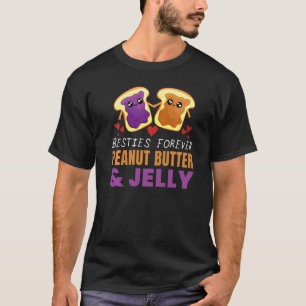 Camiseta Bestis Forever Peanut Butter & Jelly Fun Food Gr