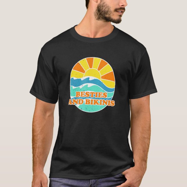 Camiseta Bestis Y Bikinis Beach Friends Beach Bum Buddy (Anverso)