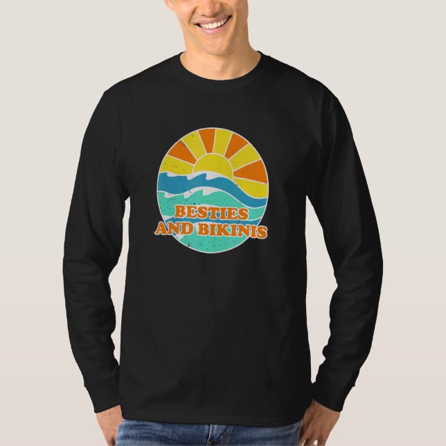 Camiseta Bestis Y Bikinis Beach Friends Beach Bum Buddy (Anverso)