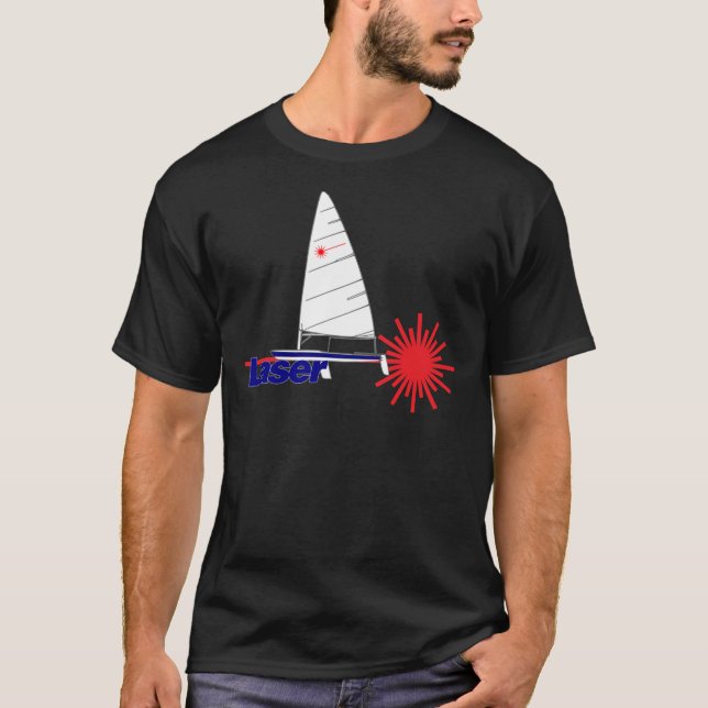 Camiseta -Bestseller- Laser Class Sailing - laser dinghy Es (Anverso)