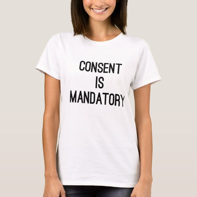 Camiseta Bestseller yo también consentimiento es protesta o (Anverso)