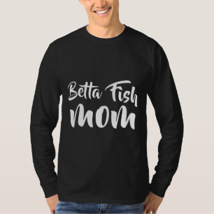 Camiseta Beta Betta Fish Mom Mascota Madre Para Chicas