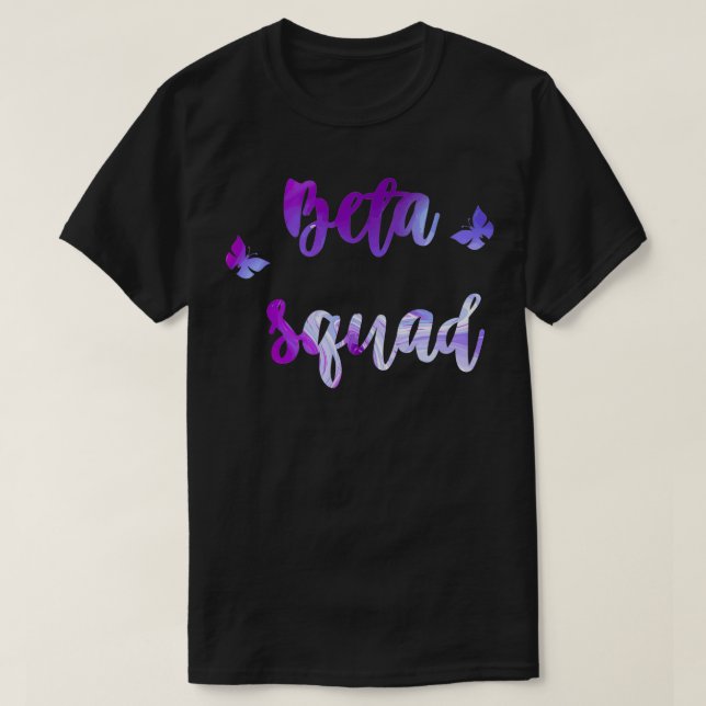 CAMISETA BETA SQUAD (Diseño del anverso)