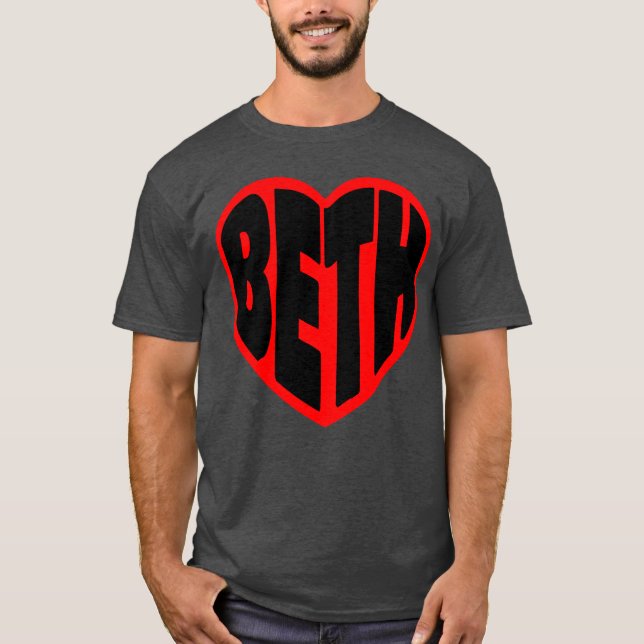 Camiseta Beth amiga en mi corazón (Anverso)