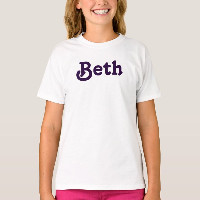 Camiseta Beth Chicas de ropa (Anverso)