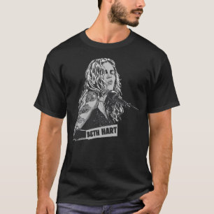 Camiseta Beth Hart Blanco Y Negro