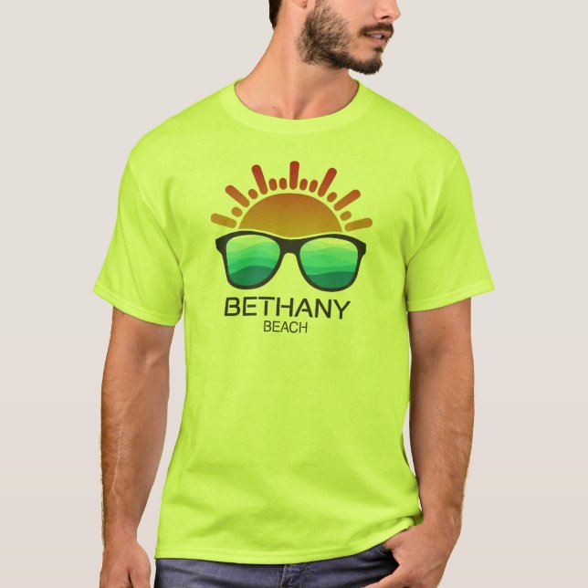 Camiseta Bethany Beach Delaware Gafas de sol (Anverso)