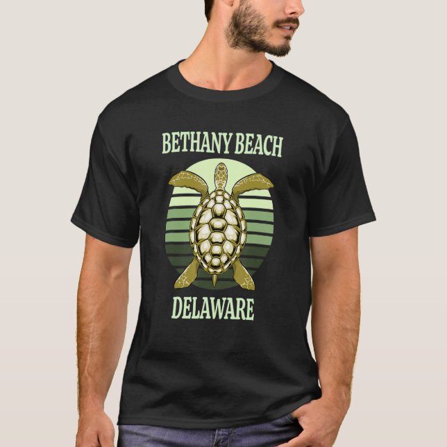 Camiseta Bethany Beach Delaware Sea Turtle (Anverso)