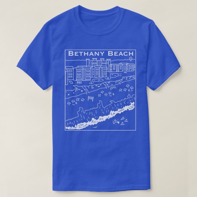 Camiseta Bethany Beach Ocean View TShirt (Diseño del anverso)