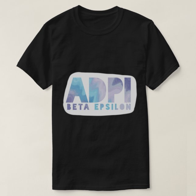 Camiseta Bethany epipen remolinos púrpura (Diseño del anverso)