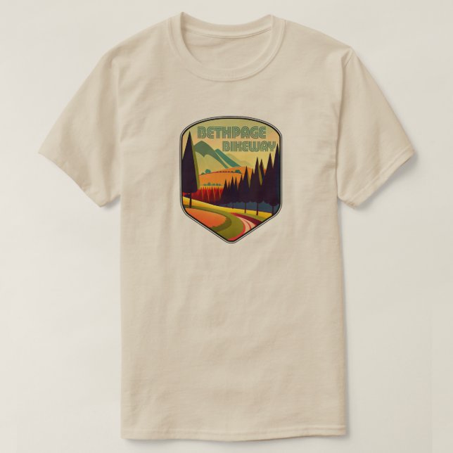 Camiseta Bethpage Bikeway Colors (Diseño del anverso)