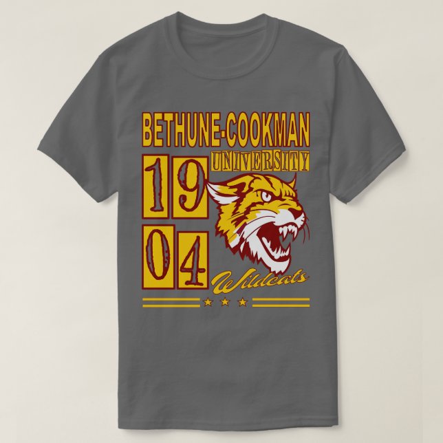 Camiseta Bethune 1904 Cookman Apparel 7 (Diseño del anverso)