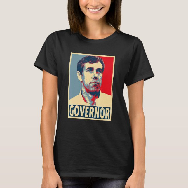 Camiseta Beto O'rourke Beto Para Gobernador (Anverso)