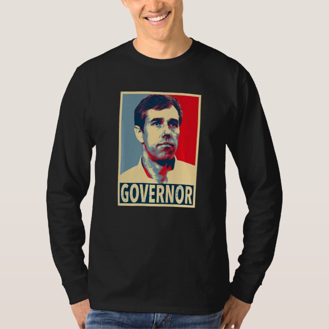 Camiseta Beto O'rourke Beto Para Gobernador (Anverso)