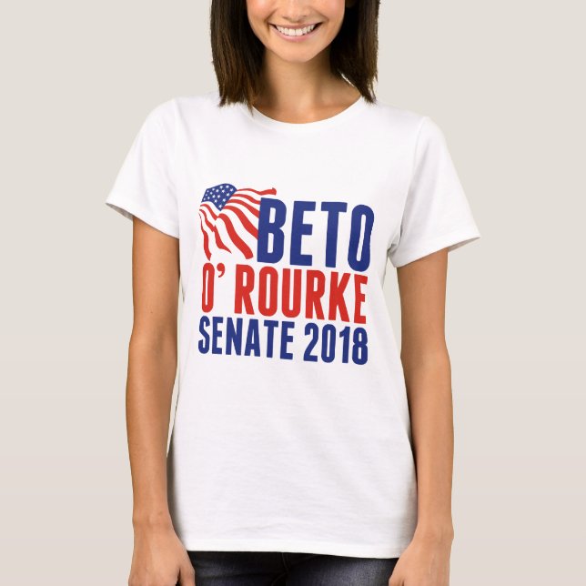 Camiseta Beto O'Rourke para el Senado 2018 (Anverso)