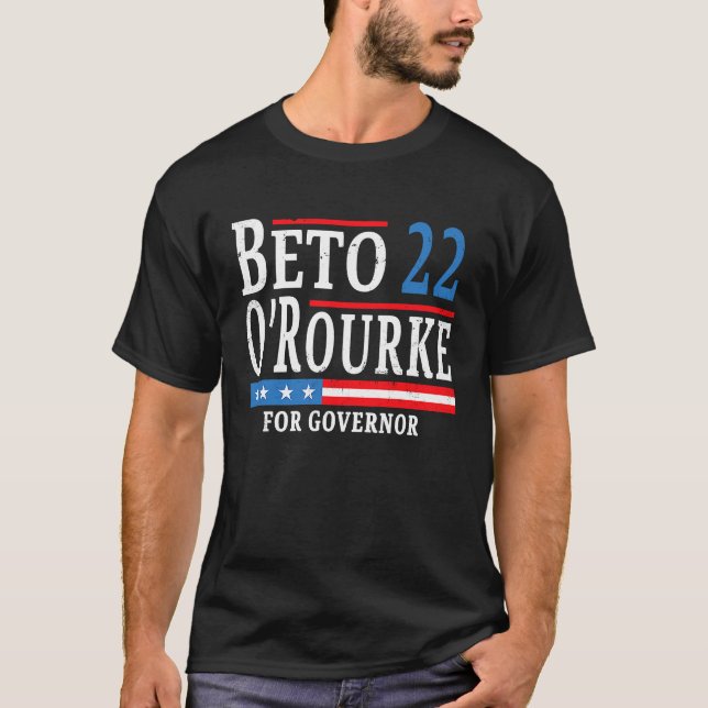 Camiseta Beto O'Rourke Para Gobernador 2022 Beto Para Texas (Anverso)