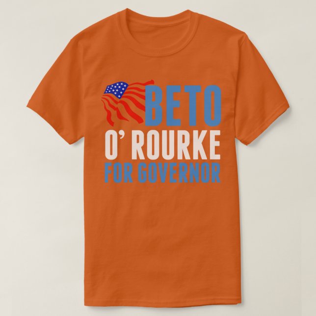 Camiseta Beto ORourke para Gobernador de Texas 2022 (Diseño del anverso)