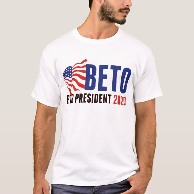 Camiseta Beto O'Rourke para la presidencia 2020 (Anverso)