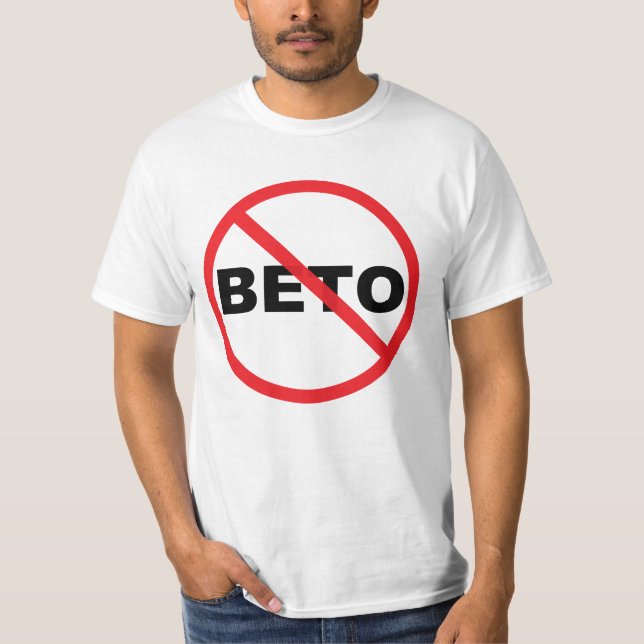 Camiseta Beto O'Rourke para presidente antipopular (Anverso)