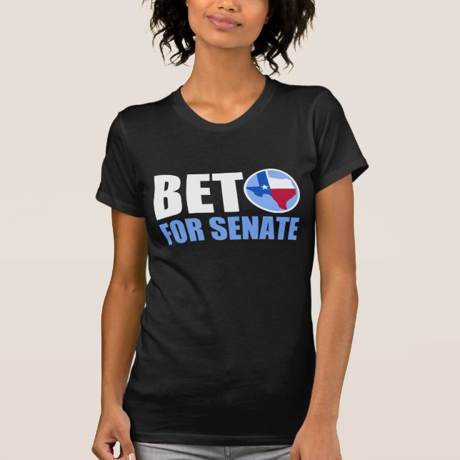 Camiseta Beto para el senado 2018 de Tejas (Anverso)