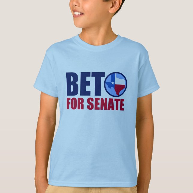 Camiseta Beto para el senado 2018 de Tejas (Anverso)