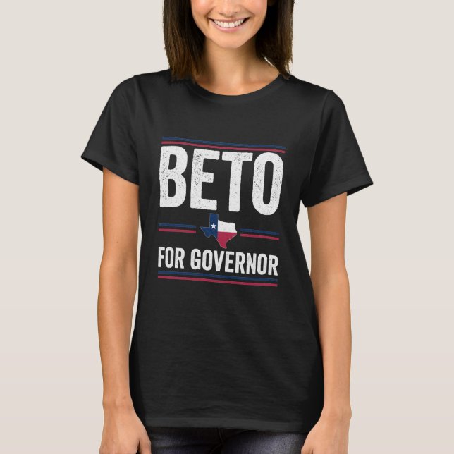 Camiseta Beto Para Gobernador - Beto Para Texas 2022 (Anverso)