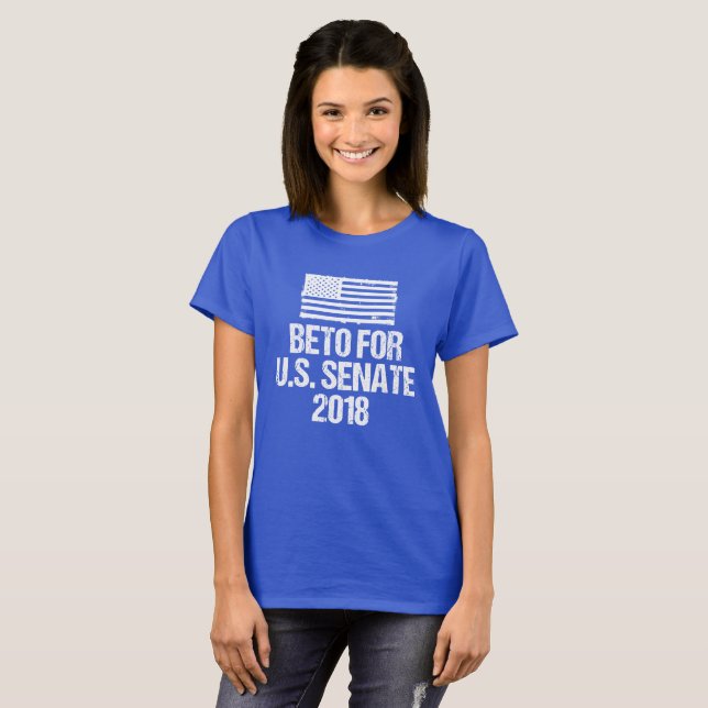 Camiseta Beto para la elección de plazo medio del senado (Anverso completo)