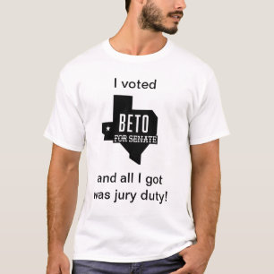 Camiseta Beto votado consiguió labor del jurado
