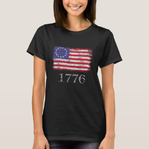 Camiseta Betsy Ross 4 De Julio Bandera Estadounidense 1776 