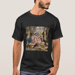 Camiseta Betsy Ross Bandera De Ee. Uu. 4 De Julio Gloria De