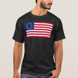 Camiseta Betsy Ross Bandera Estadounidense Estadounidense 1