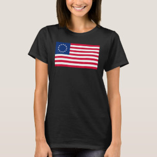Camiseta Betsy Ross Bandera Estadounidense Estadounidense 1