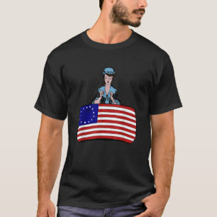 Camiseta Betsy Ross Flag Estados Unidos de América