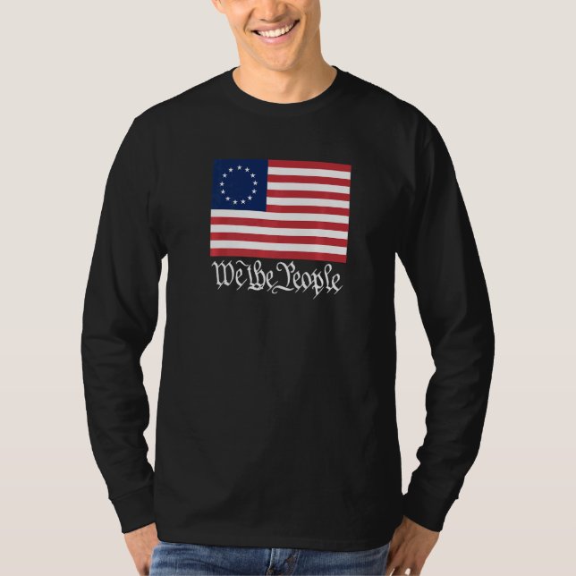 Camiseta Betsy Ross Flag We The People   (Anverso)