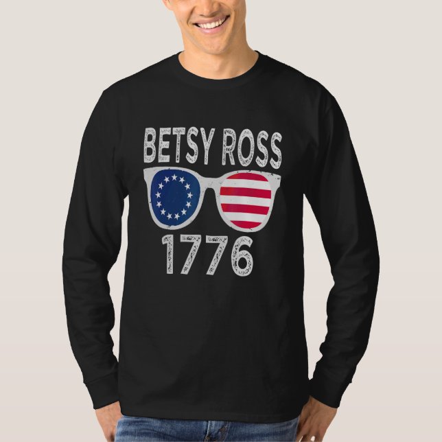 Camiseta Betsy Ross Shirt 4 De Julio Bandera Estadounidense (Anverso)