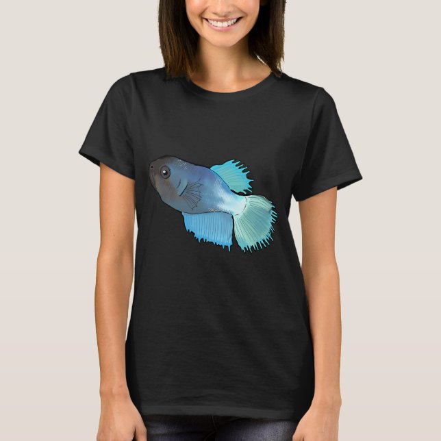 Camiseta Betta Azul (Anverso)