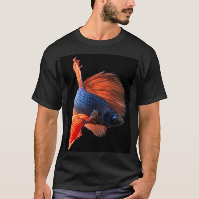 Camiseta Betta de media luna (Anverso)