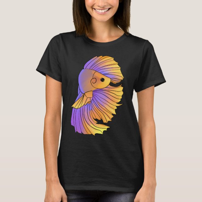 Camiseta betta de paraíso (Anverso)