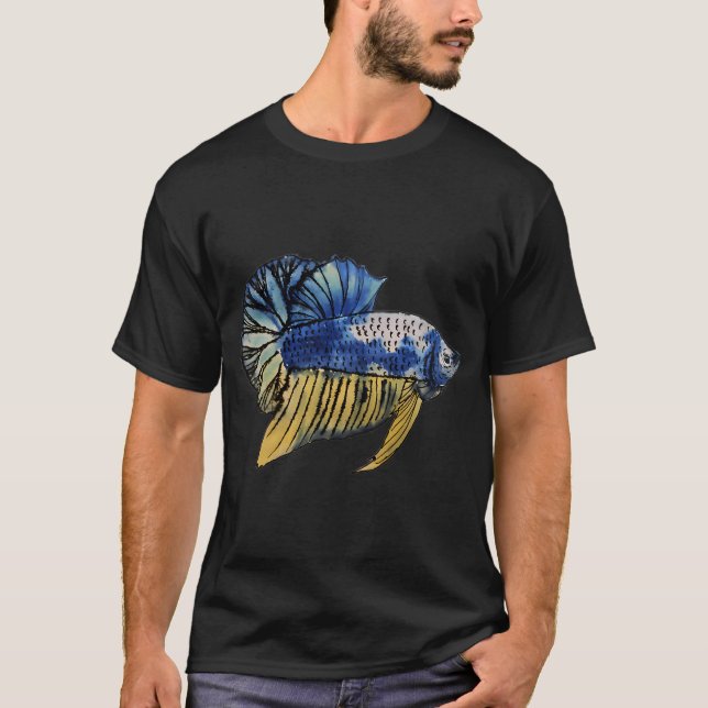 Camiseta Betta desenfocada (Anverso)