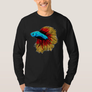 Camiseta Betta Fish Aquarium Mascota Animal