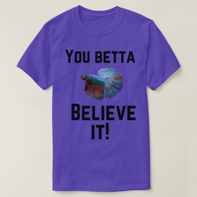 Camiseta Betta Fish Funny Shirt (Diseño del anverso)