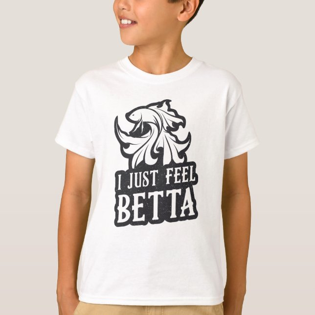 Camiseta Betta Fish I Just Feed Betta Fish Lover Aquarium (Anverso)