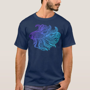 Camiseta Betta Fish PurpleCyan