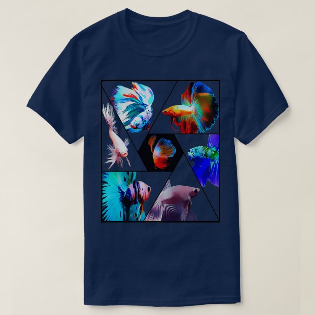 Camiseta Betta Fish Shirt (Diseño del anverso)