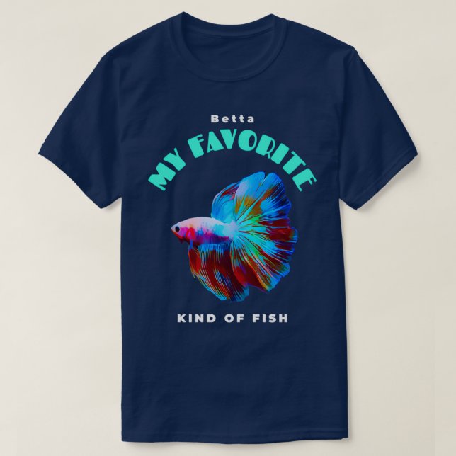 Camiseta Betta Fish Shirt 1 (Diseño del anverso)