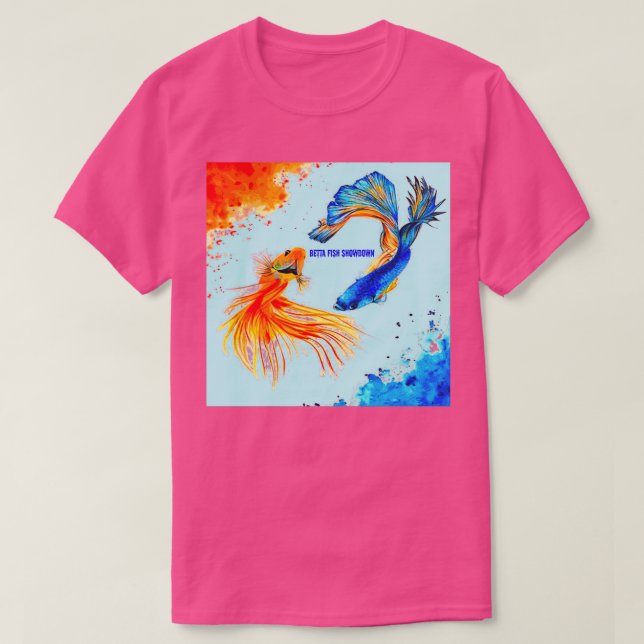 Camiseta Betta Fish Showdown (Diseño del anverso)