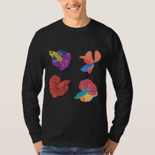Camiseta Betta Fish Siamese Fighter Fish Aquar