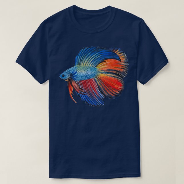 Camiseta Betta Lovers 1 (Diseño del anverso)