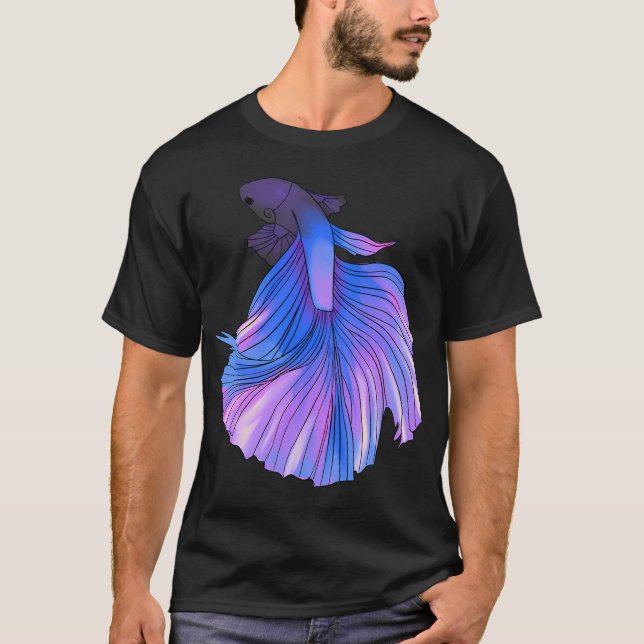 Camiseta betta luz de luna (Anverso)