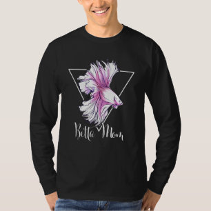 Camiseta Betta Mom Siamese Luchando Por Un Acuarista